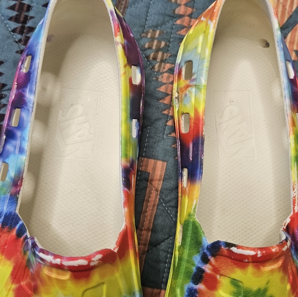 Vans Tie Dye rubber slip‎ ons - Picture 5 of 6